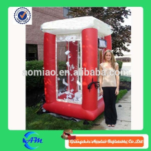 Buena calidad inflable roja de la máquina de efectivo para la venta